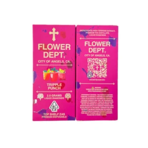 flower dept disposable tripple punch