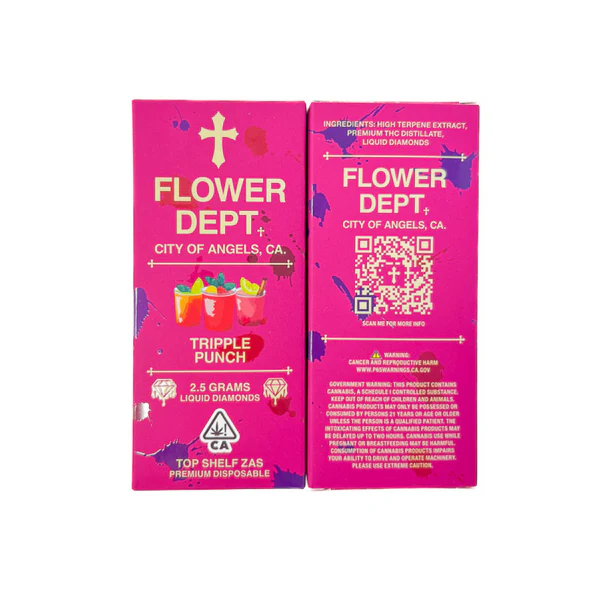 flower dept disposable tripple punch flower dept disposable tripple punch